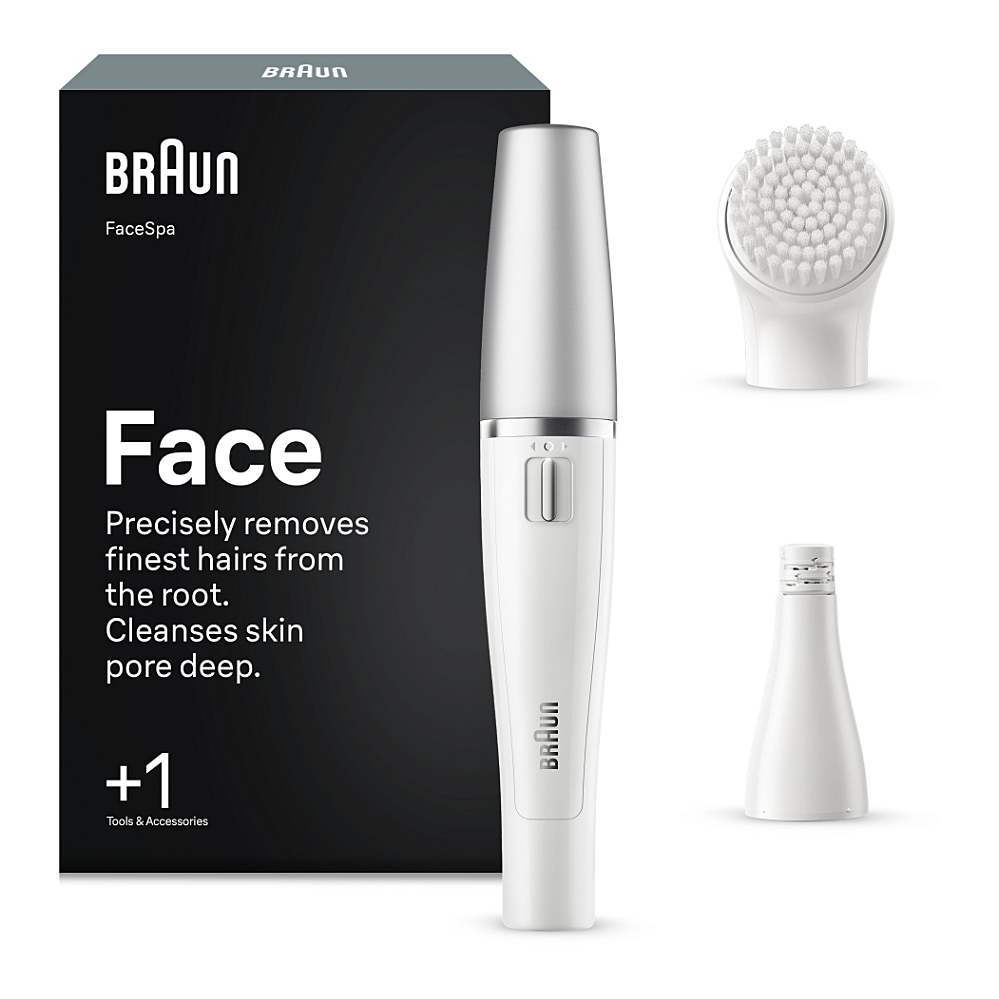 BRAUN Face 810 epilátor a čisticí kartáček na obličej bílý