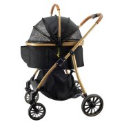 PetiGIO peti-to-Travel kočárek pro psy a kočky Black