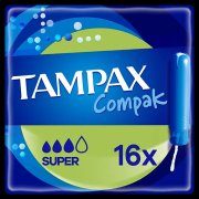 Tampax Compak Super tampony s aplikátorem 16ks