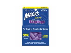MACKS Slim Fit špunty do uší 10 párů