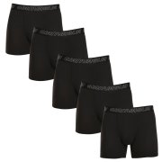 Gianvaglia 5PACK pánské boxerky černé (GVG-5015) XXL