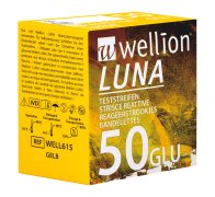 Wellion Luna Testovací proužky glukóza 50 ks