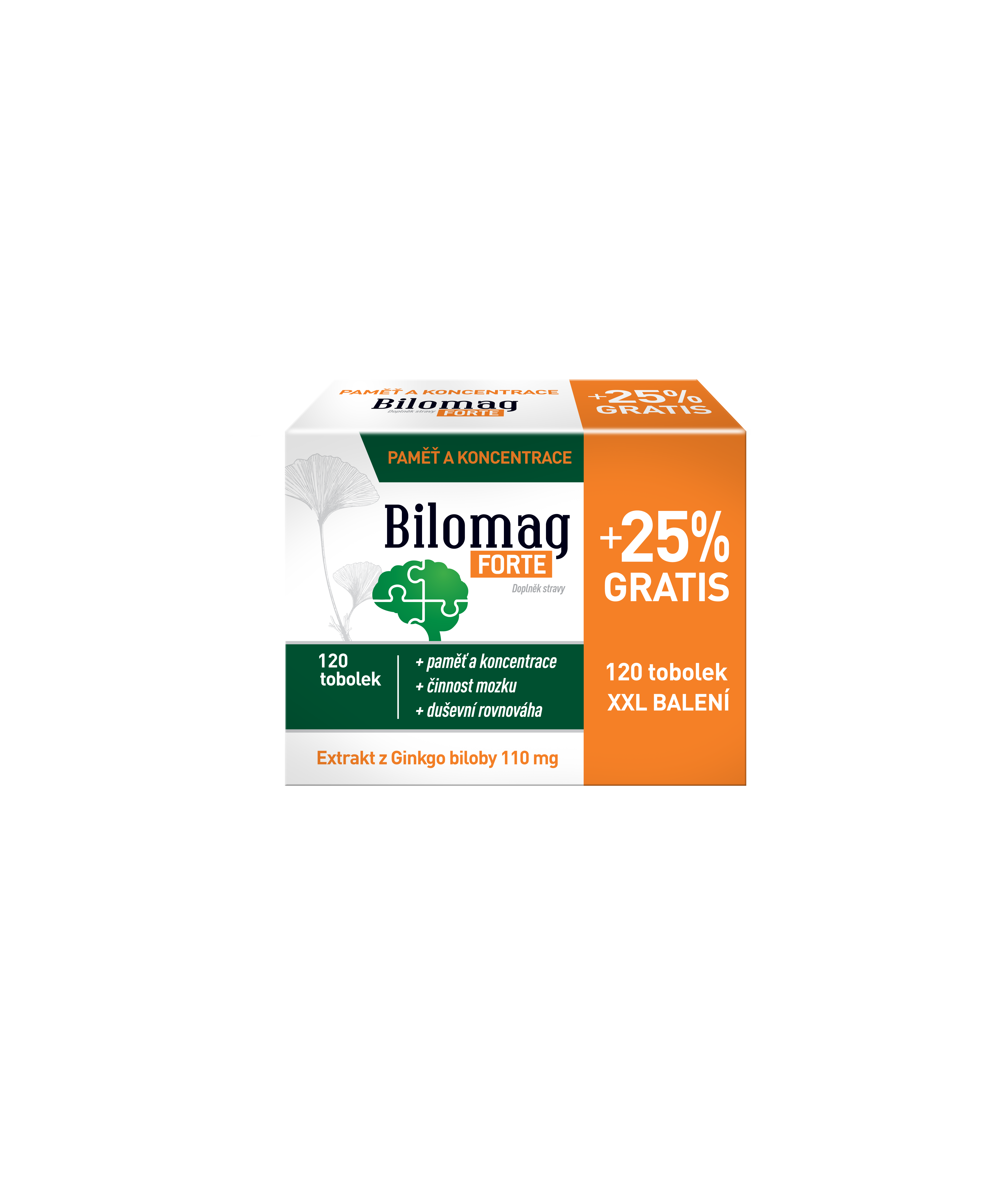 Bilomag FORTE+25% navíc 120 tobolek