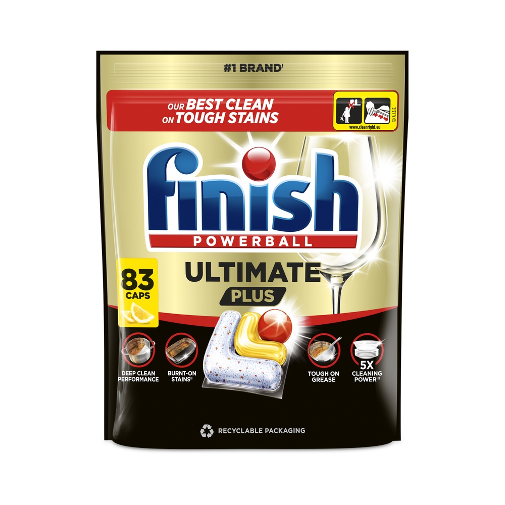 FINISH Ultimate Plus All in 1 kapsle do myčky nádobí Lemon 83 kusů