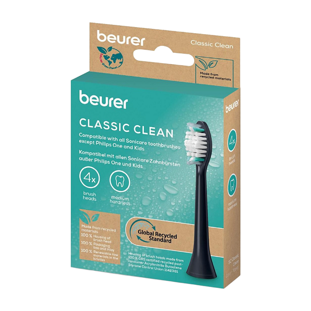 BEURER Náhradní hlavice SC4 set classic clean 4 kusy
