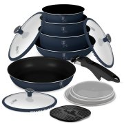 Berlingerhaus Sada nádobí s titanovým povrchem 13 ks Deep Sea Collection