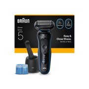 Braun Series 5 52-B7000CC elektrický holicí strojek + stanice SmartCare modrý