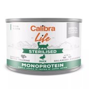 CALIBRA Life konzerva Sterilised Duck pro kočky 200 g