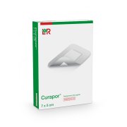 Náplast Hypoalergenní Curapor Sterilní 5x7cm,samolepící,s polštářkem,5 ks