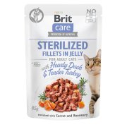BRIT Care cat fillets with duck & turkey kapsička pro kočky 85 g