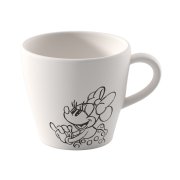 VILLEROY & BOCH Šálek na kávu z kolekce MANUFACTURE ROCK BLANC - MICKEY MOUSE 160 ml