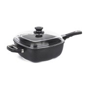 G21 Hluboká pánev Cook 26 cm s poklicí a odnímatelnou rukojetí