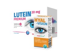 Lutein Premium 20mg tob 60 + Hyal-Vision oční kapky zklidňující 10ml Moje lékárna