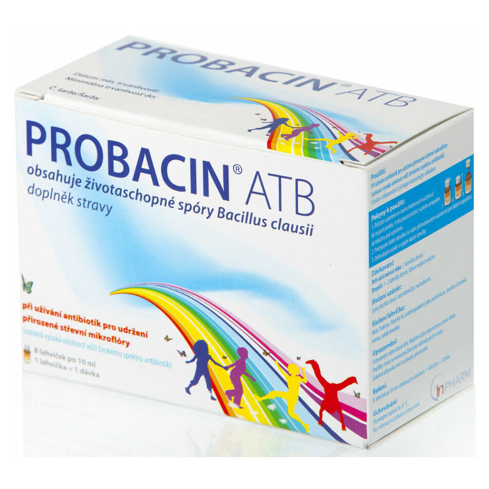 INPHARM Probacin lahvičky 8 x 10 ml