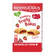 Kiddylicious Koláčky s jablečno-jahodovou náplní 6x22 g