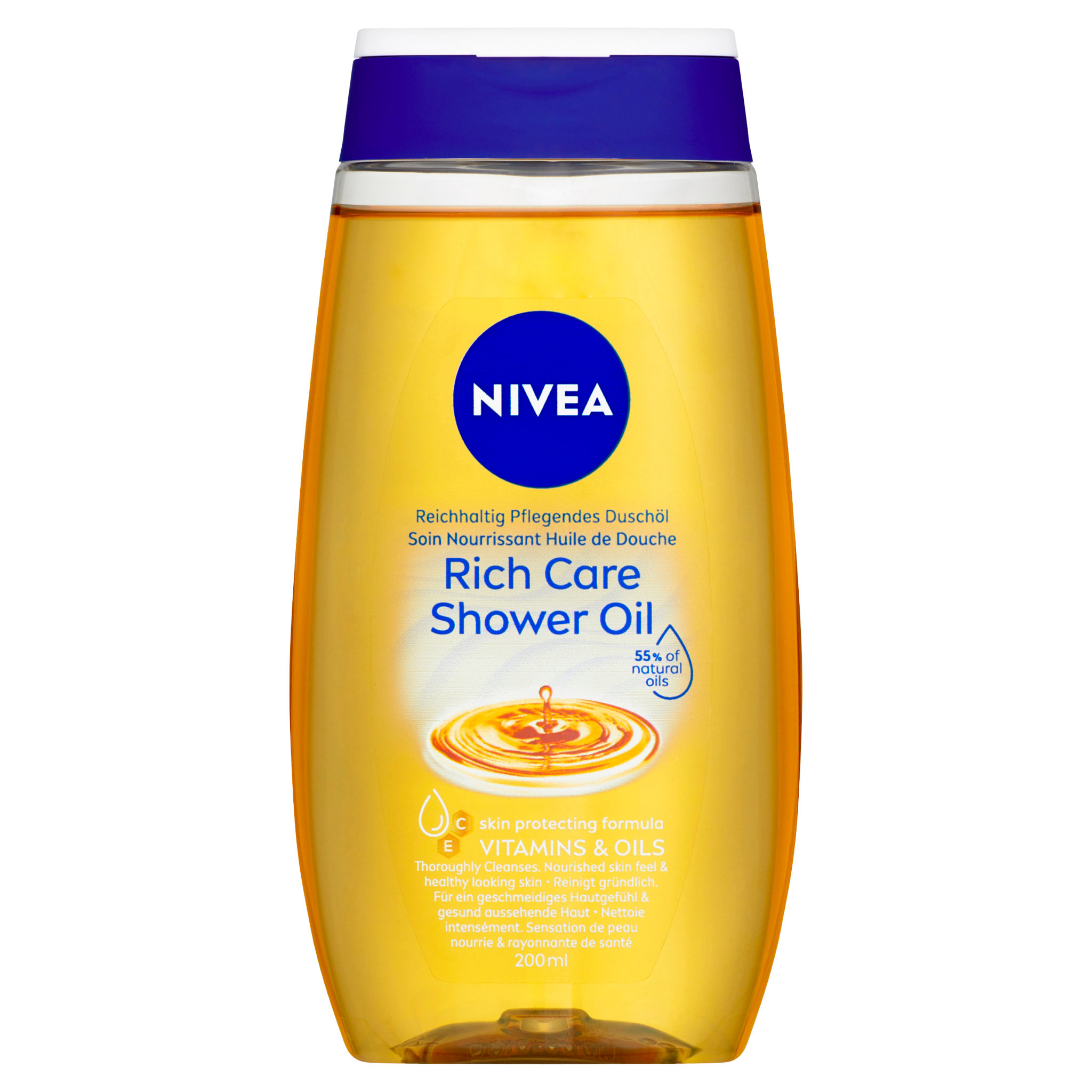 NIVEA Pečující sprchový olej Natural 200ml