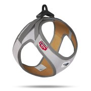 Curli Postroj pro psy Glow Reflective Gray M, 6-9 kg