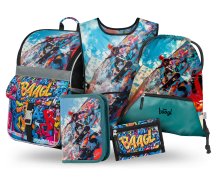 Baagl SET 5 Zippy Skatepark: aktovka, penál, sáček, zástěra, peněženka