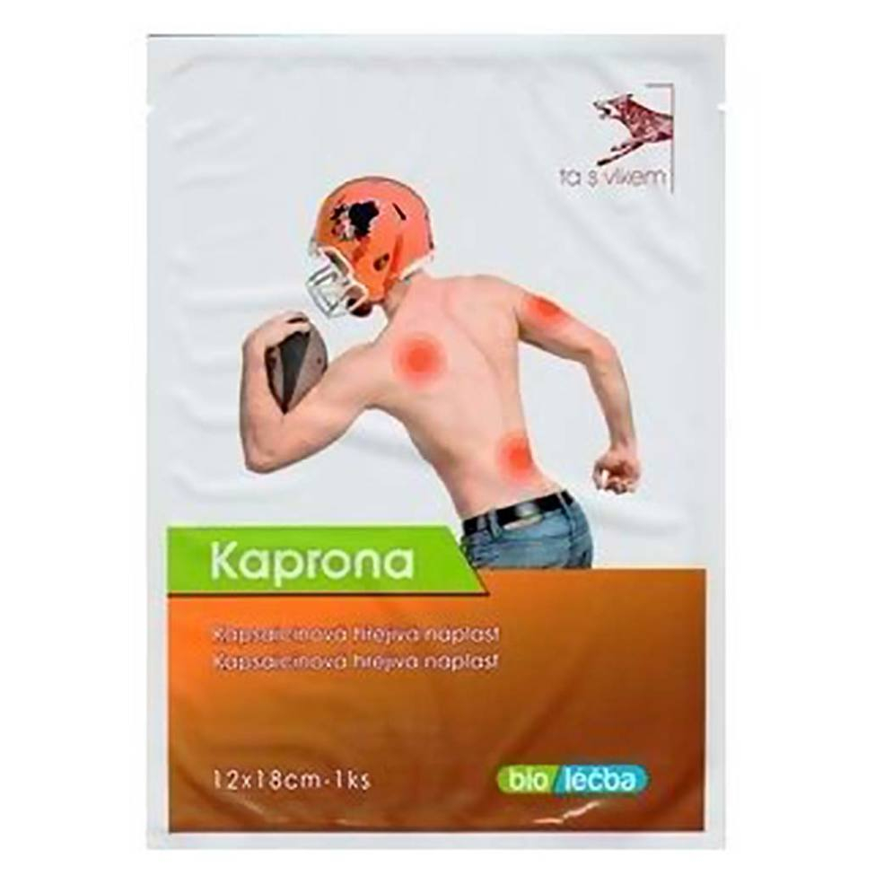 KAPRONA Kapsaicinová prohřívací náplast 12x18cm