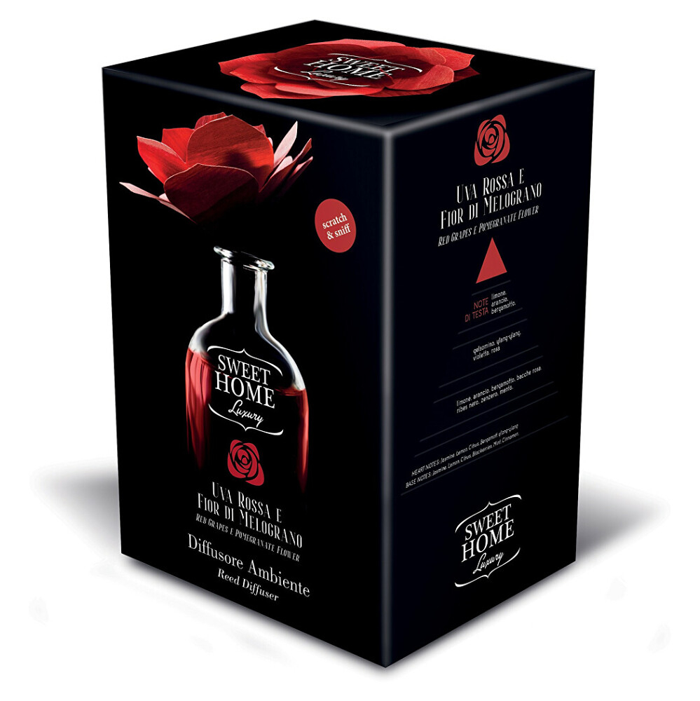 SWEET HOME COLLECTION Parfémovaný difuzér Red Grapes & Pomegranate Blossom 250 ml