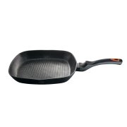 Berlingerhaus Pánev grilovací s mramorovým povrchem Granit Diamond Line 28 cm