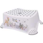 Keeeper Stolička, schůdek s protiskluzovou funkcí Bambi - bílá