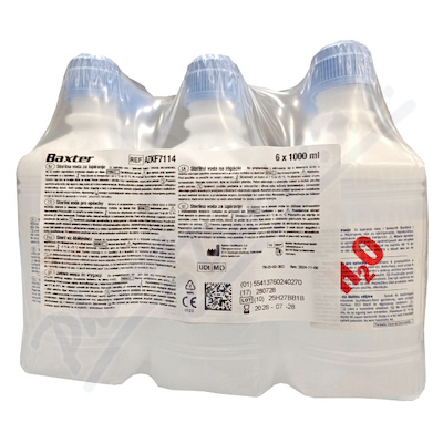 Sterile Water pour Bottes for Irigat.UK 1000ml 6ks