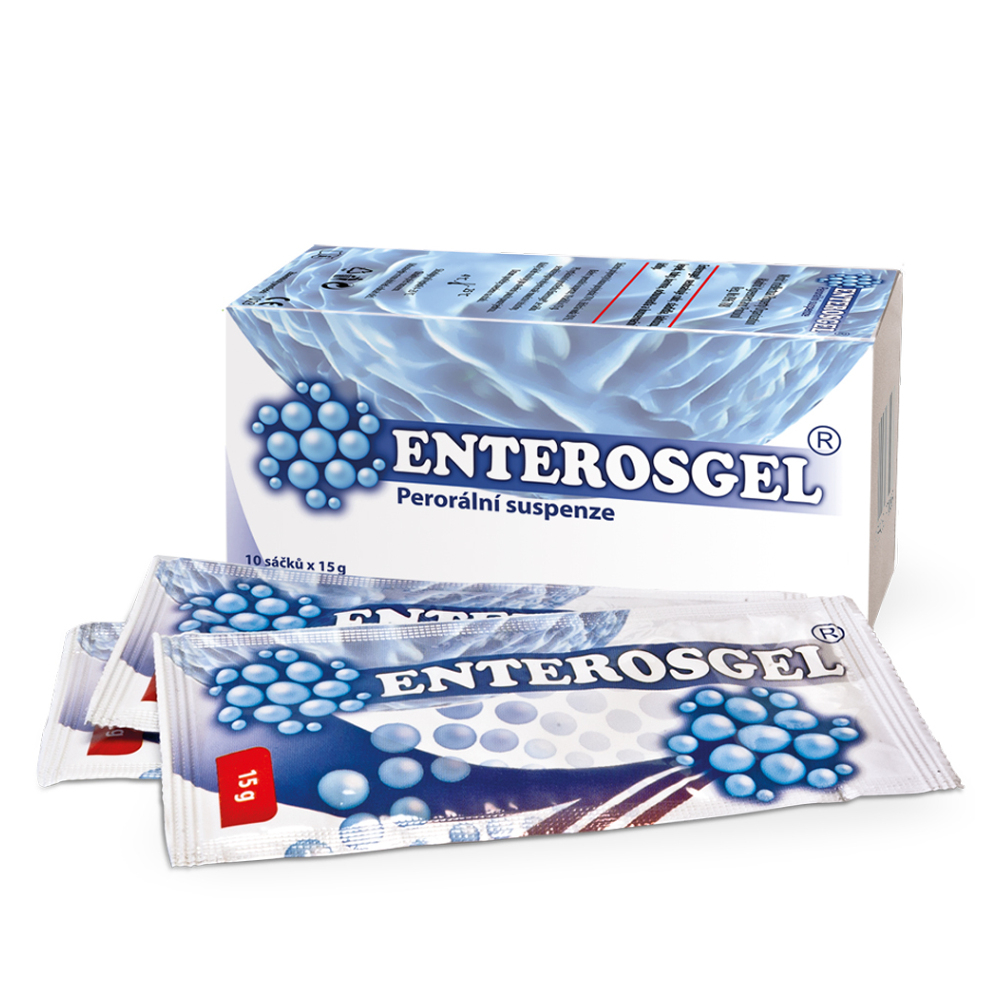 BIOLINE Enterosgel Perorální suspenze v sáčcích 15 g 10 kusů