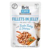 BRIT Care cat fillets with turkey & shrimps kapsička pro kočky 85 g