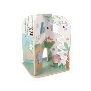 Adam Toys Dřevěné centrum dobrodružných aktivit v lese - mátové