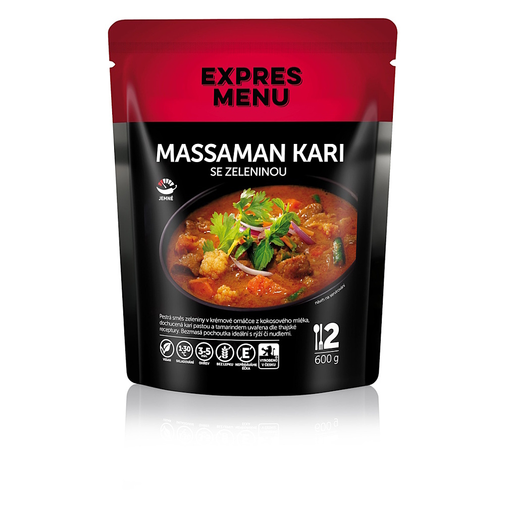 EXPRES MENU Massaman kari zeleninové thajské 2 porce