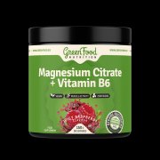 GREENFOOD NUTRITION Magnesium Citrate+Vitamin B6 juicy raspberry 150 g