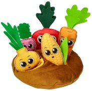 Hencz Toys Edukační vzdělávací plyšová hračka -Zeleninová zahrádka