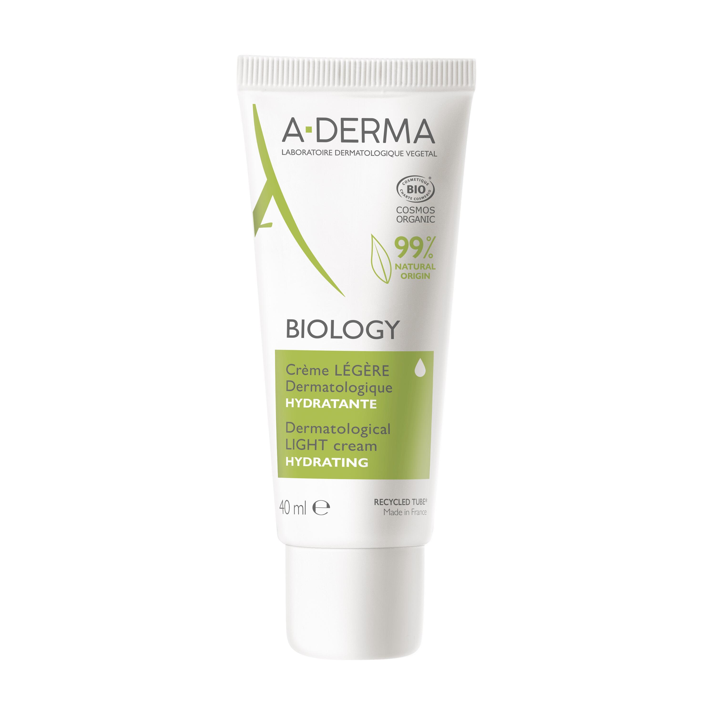 A-DERMA BIOLOGY Lehký hydratační krém 40ml