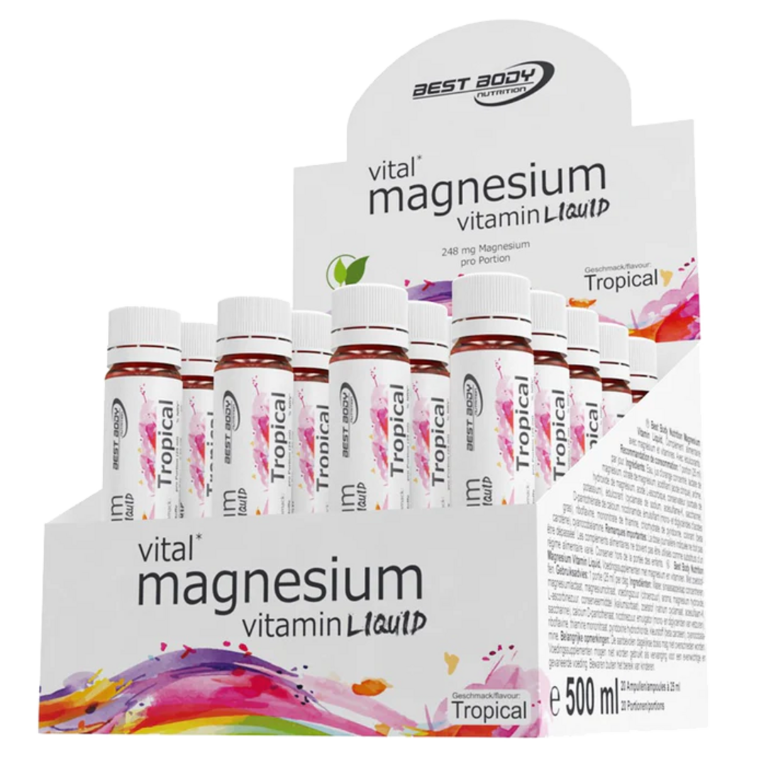 Best Body Magnesium vitamin ampoules 20 x 25ml - tropical