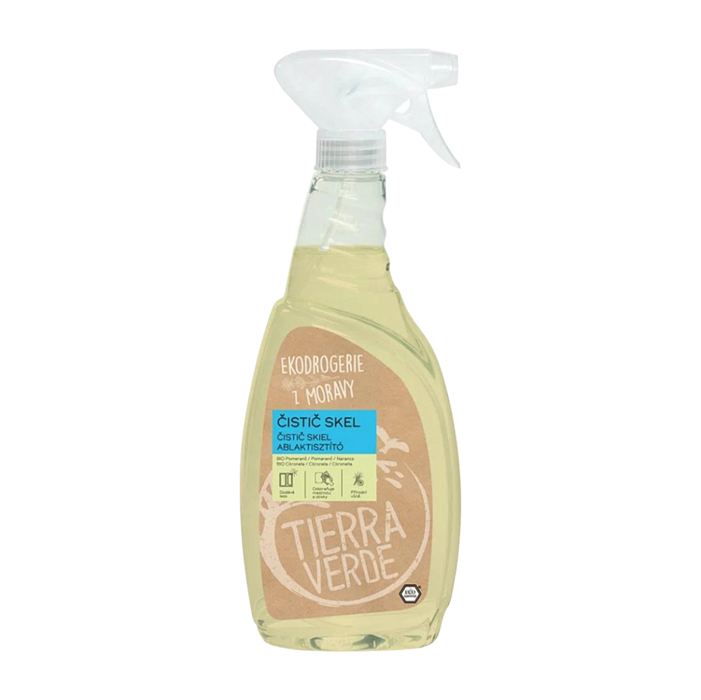TIERRA VERDE Čistič skel s BIO pomerančem a citronelou 750 ml