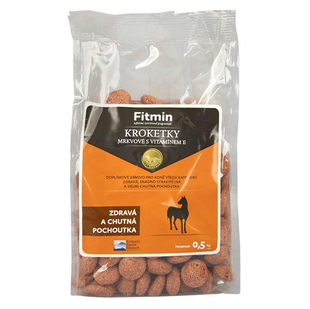 FITMIN Horse kroketky mrkev+ vit. E 500 g