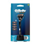 Gillette ProGlide holicí strojek, stojan, 4 náhradní hlavice