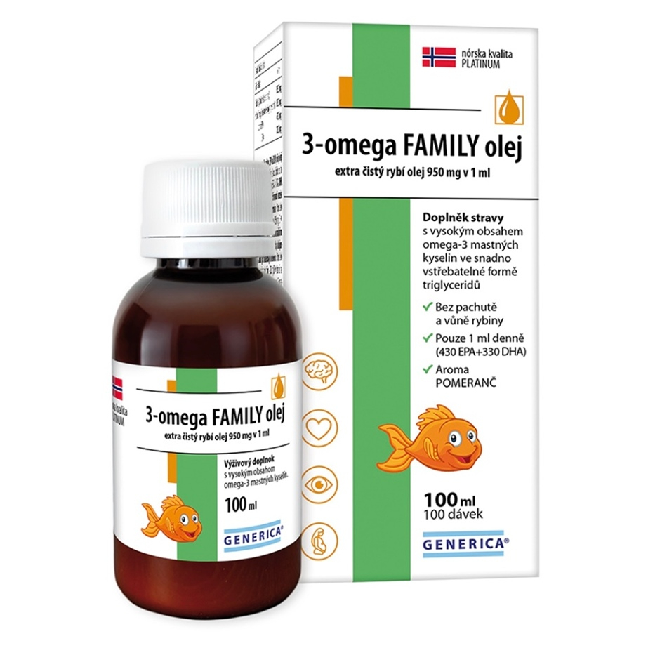 GENERICA 3-omega FAMILY olej 100 ml