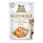 BRIT Care cat fillets with trout & cod kapsička pro kočky 85 g