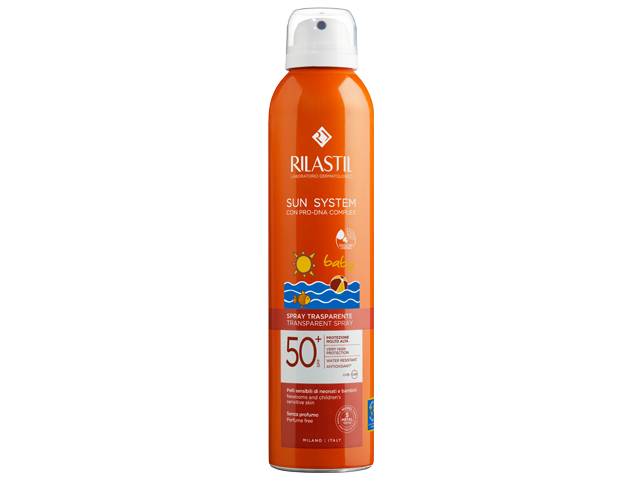RILASTIL SUN dětský transparentní sprej SPF 50+ 200ml
