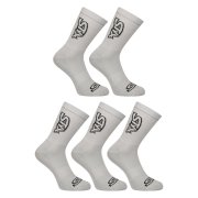 Styx 5PACK ponožky vysoké šedé (5HV1062) L