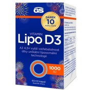 GS Vitamin Lipo D3 1000 IU 60+10 kapslí dárek
