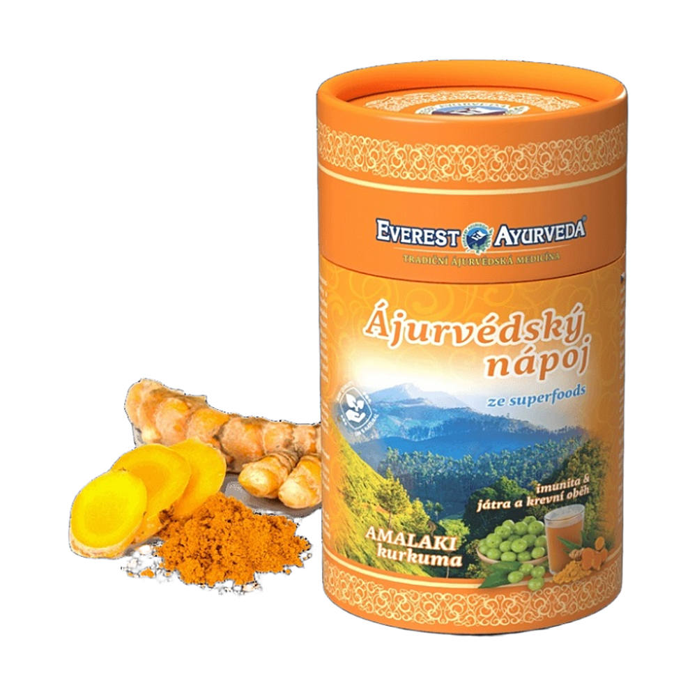 EVEREST AYURVEDA Amalaki Kurkumovník dlouhý sypaná směs 100 g