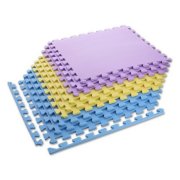 ONE Fitness MP10 ochranná puzzle podložka žlutá-modrá-fialová sada