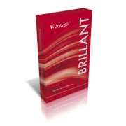 MAXIS Brillant Stehenní punčochy bronzové s krajkou bez špice 5K