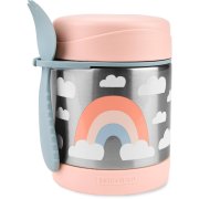 SKIP HOP Spark style termoska na jídlo se lžičkou/vidličkou duha od 3 let 325 ml