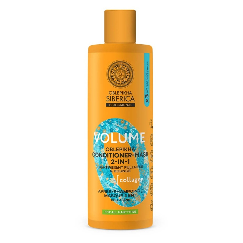 NATURA SIBERICA  O Volume Kolagenový kondicionér 2v1 400 ml