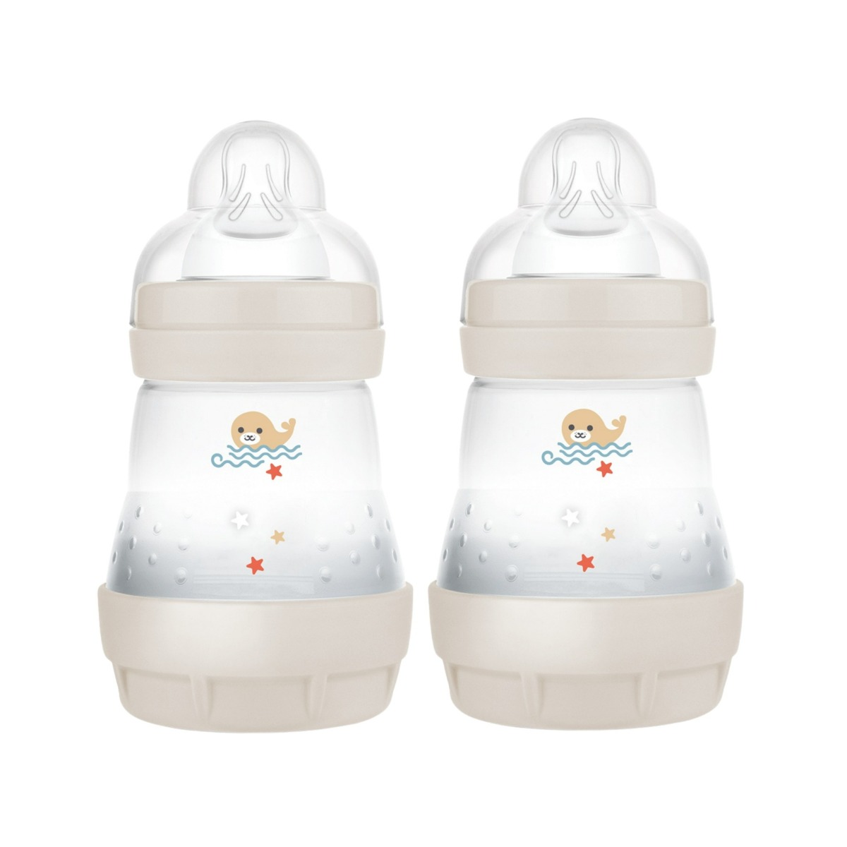 MAM Anti-colic láhev béžová 0+m 160 ml 2 kusy