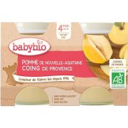 BABYBIO Jablko kdoule z Provence 2 x 130 g